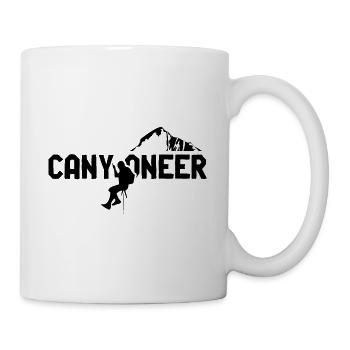 Sprüche Canyoneering Canyon Canyoning Abseilen - Tasse - Weiß - Rechts