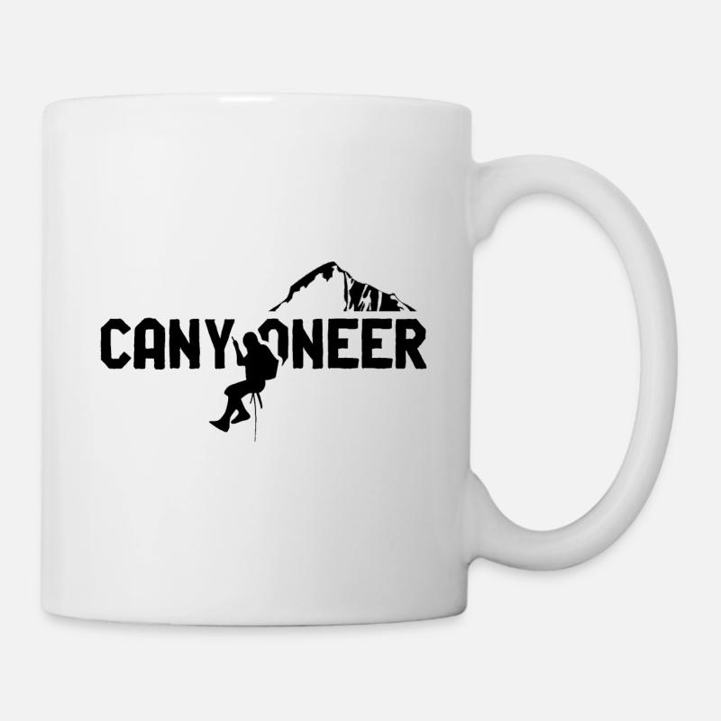 Dictons Canyoneering Canyon Canyoning Descente en rappel - Mug blanc - blanc