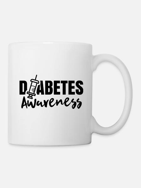 Sensibilisation au diabète Diabétique diabétique - Mug blanc - blanc