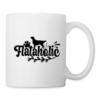 Flat Coated Retriever Hund Chien Flataholic - Mug blanc - blanc - Droite