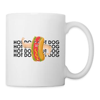 Culturisme Hot Dog Fitness Gym Hotdog - Mug blanc - blanc - Droite