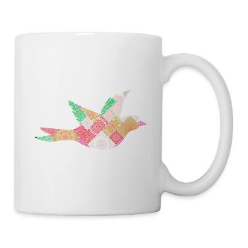 Fliegentaube - Tasse - Weiß - Rechts