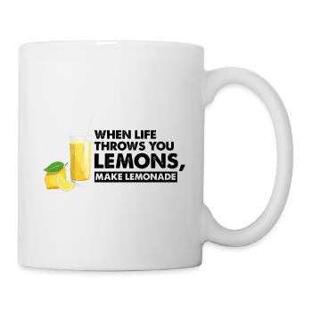 Lemon Design Lemonades Stand Boss Vente de citron - Mug blanc - blanc - Droite
