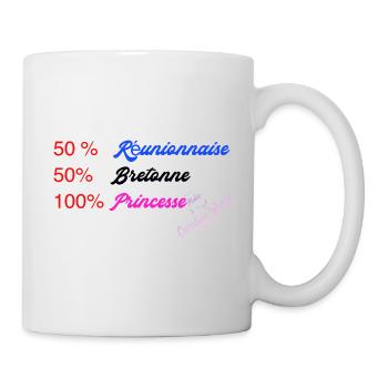 Princesse Reuni-Bretonne - Mug blanc - blanc - Droite