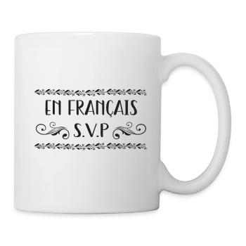 En Français S.V.P. - Mug blanc - blanc - Droite