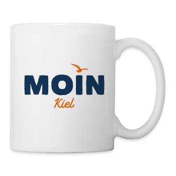 Nordsee Moin Kiel - Tasse - Weiß - Rechts
