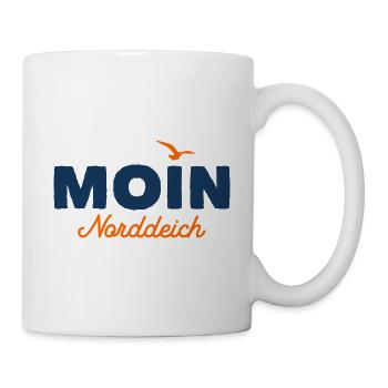 Nordsee Moin Norddeich - Tasse - Weiß - Rechts