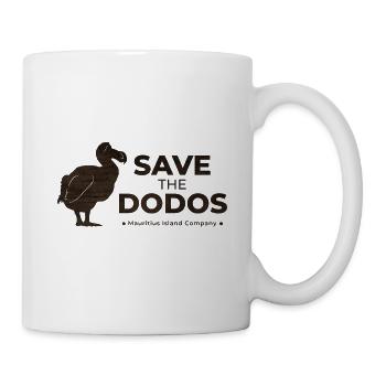 Speichern Sie die Dodos - Tasse - Weiß - Rechts