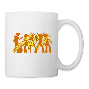 Année de naissance 1974 Vintage Retro, naissance, anniversaire - Mug blanc - blanc - Droite