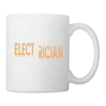 Awesome Retro Electrician Designs T-Shirt - Mug - white - Right