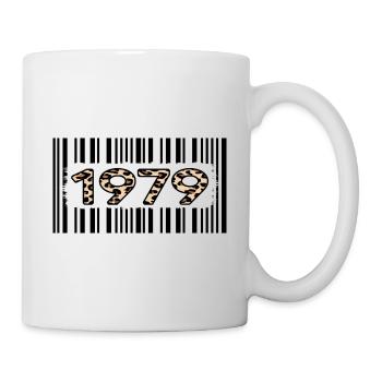 1979 anniversaire 43 ans anniversaire léopard limité - Mug blanc - blanc - Droite