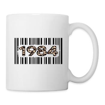 birthday 1984 anniversary limited leopard - Mug - white - Right