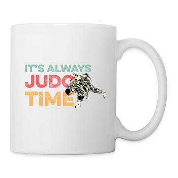 Judo time martial arts students poison - Mug - white - Right