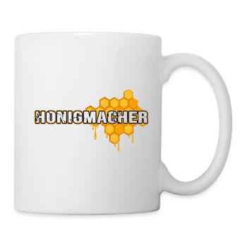Imker Honigbiene IMKERN - Tasse - Weiß - Rechts