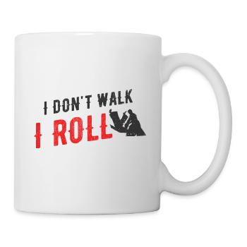 BJJ Jiu Jitsu - Tasse - Weiß - Rechts