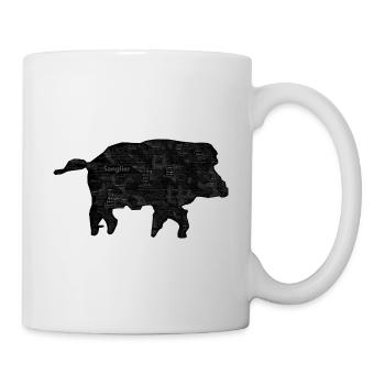 Hunting - Boar Text - Mug - white - Right