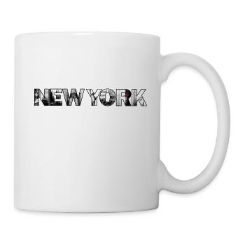 New York lettering - Mug - white - Right