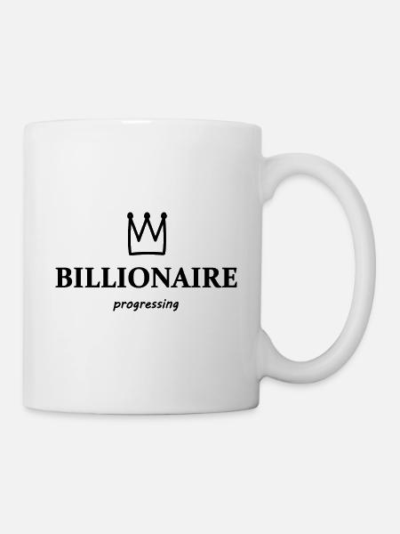 Der Billionär - Tasse - Weiß