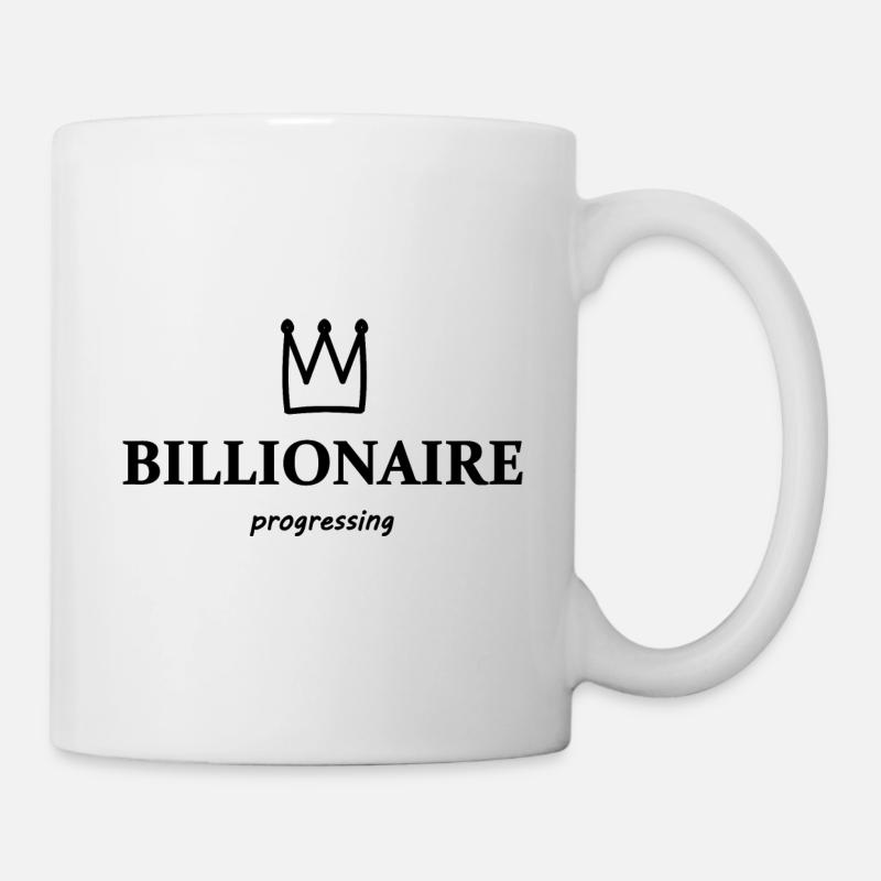 Der Billionär - Tasse - Weiß