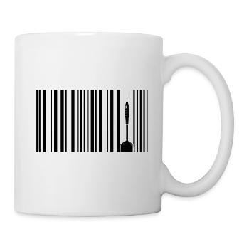 Darts Darts Player Darts "Dart-Barcode-Dartcode" - Mug - white - Right