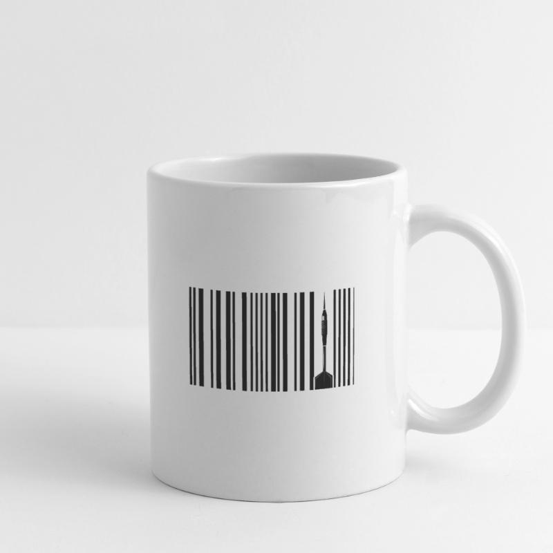 Darts Darts Player Darts "Dart-Barcode-Dartcode" Mug