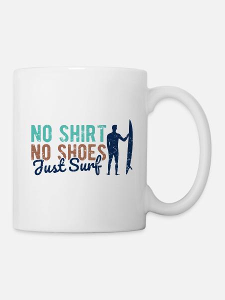 Surfen Wellenreiten Für Surfing - Tasse - Weiß