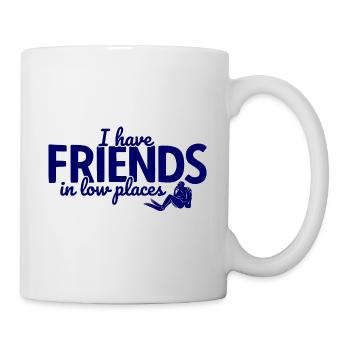 Apnoetaucher Freitaucher Taucher - Tasse - Weiß - Rechts
