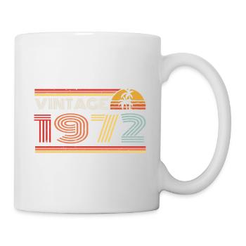 1972 Limited Edition Geburtstag Outfit 1972 vintag - Tasse - Weiß - Rechts