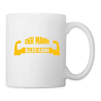 Detlef Der Mann Der Alles Kann Vorname Detlef - Tasse - Weiß - Rechts