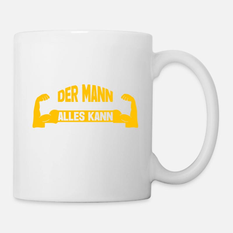 Robert Der Mann Der Alles Kann Vorname Robert - Tasse - Weiß