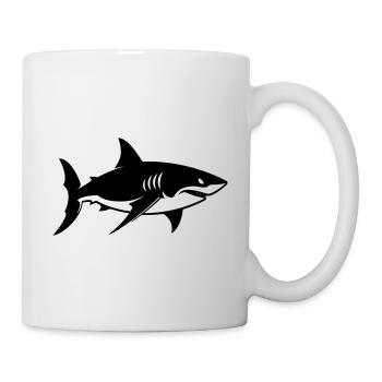 Hai - Tasse - Weiß - Rechts