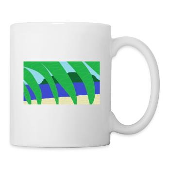 Vage Urlaubserinnerung - Tasse - Weiß - Rechts