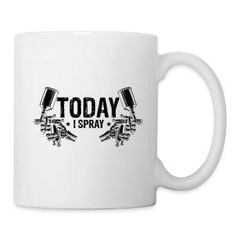 Autolackierer Angebot für Karosserietechniker - Tasse - Weiß - Rechts