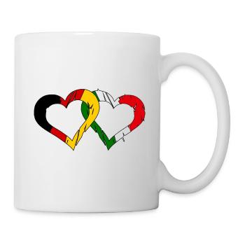 German Italian love - Mug - white - Right