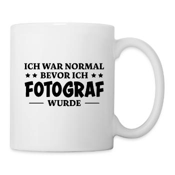 Fotograf Spruch Foto Lustiges Fotograf Geschenk - Tasse - Weiß - Rechts