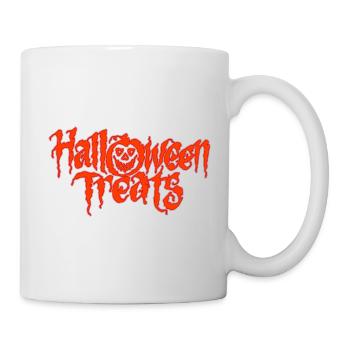 Design cool d’Halloween / T-shirt - Mug blanc - blanc - Droite