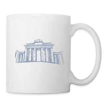 Berlin Brandenburger Tor - Tasse - Weiß - Rechts