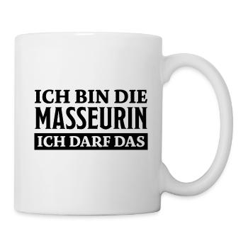 Masseurin Spruch Beruf Massage Masseurin Geschenk - Tasse - Weiß - Rechts