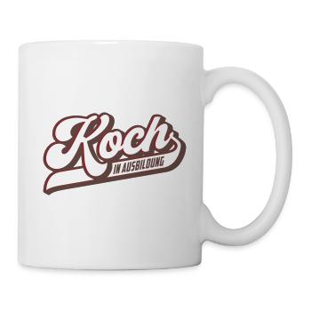 Koch in Ausbildung | Farben änderbar - Tasse - Weiß - Rechts
