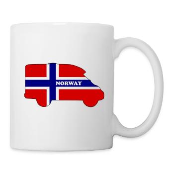 Norway Wohnmobil Teilintegriert Kontur - Tasse - Weiß - Rechts