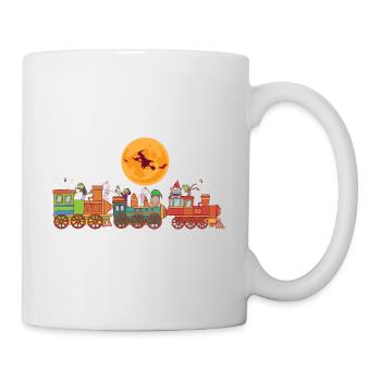 Joyeux Halloween Ghost Train Gnomes Spooky Gnomes Zombie - Mug blanc - blanc - Droite
