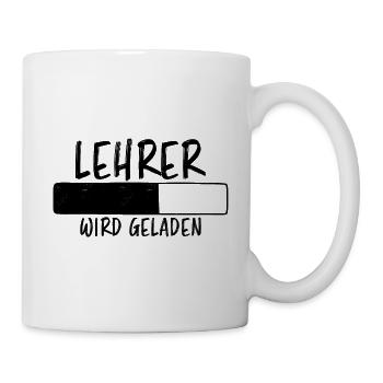 Lehrer Spruch Unterricht Lustiges Lehrer Geschenk - Tasse - Weiß - Rechts