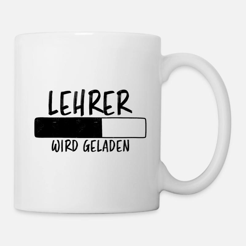 Lehrer Spruch Unterricht Lustiges Lehrer Geschenk - Tasse - Weiß
