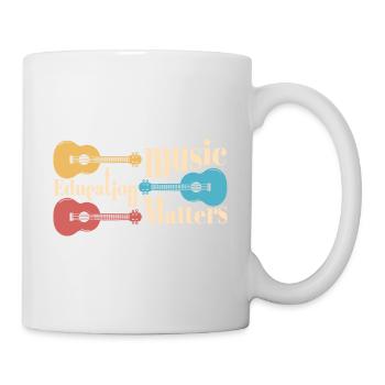 Music Teacher Appreciation Music Education - Tasse - Weiß - Rechts