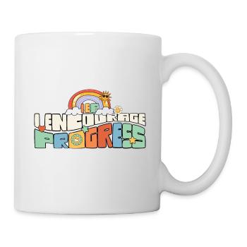 J’encourage le progrès ABA thérapeute accéléré enseignant - Mug blanc - blanc - Droite