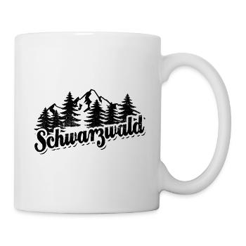 Schwarzwald - Wald und Berge Wandern Erholung - Tasse - Weiß - Rechts