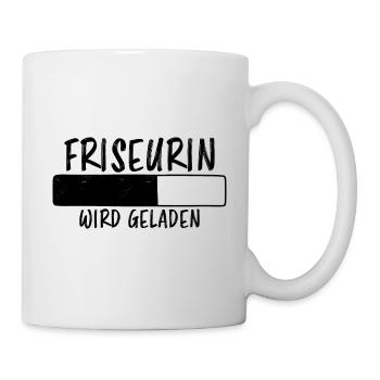 Friseurin Spruch Friseur Lustig Friseurin Geschenk - Tasse - Weiß - Rechts