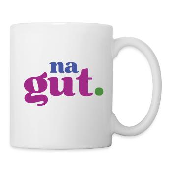 Entspannte Vibes für Gelassene & Gechillte. Na gut - Tasse - Weiß - Rechts