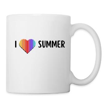 I love Summer - Tasse - Weiß - Rechts