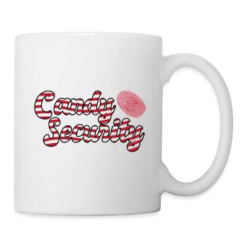 Candy Security Mom Dad Matching Birthday Costume - Mug - white - Right